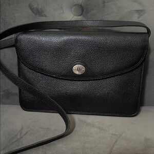 Dior Elegant Black Leather Crossbody Bag